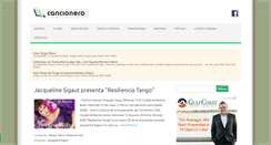 Desktop Screenshot of clasificados.cancionero.net