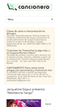 Mobile Screenshot of clasificados.cancionero.net