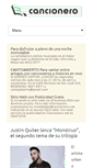 Mobile Screenshot of cancionero.net